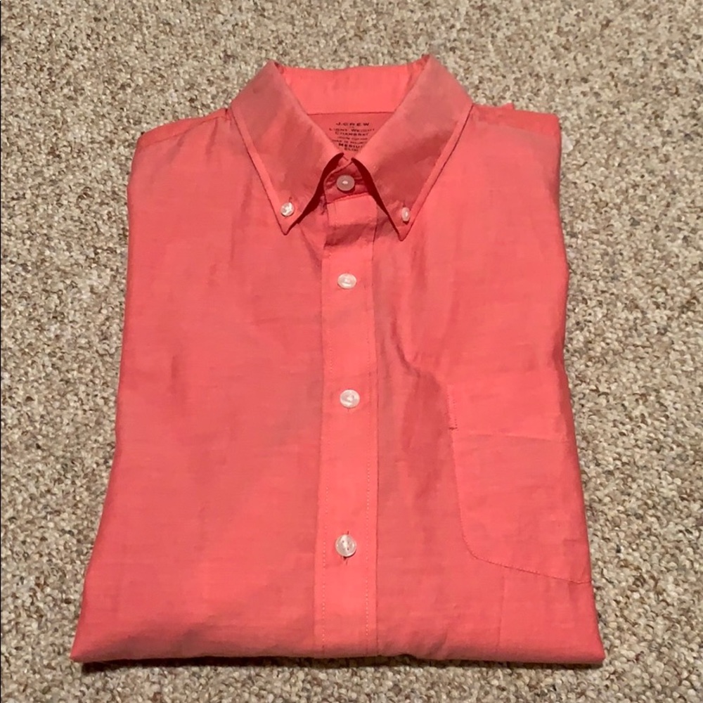 J. Crew lightweight Chambray shirt, M slim-fit
